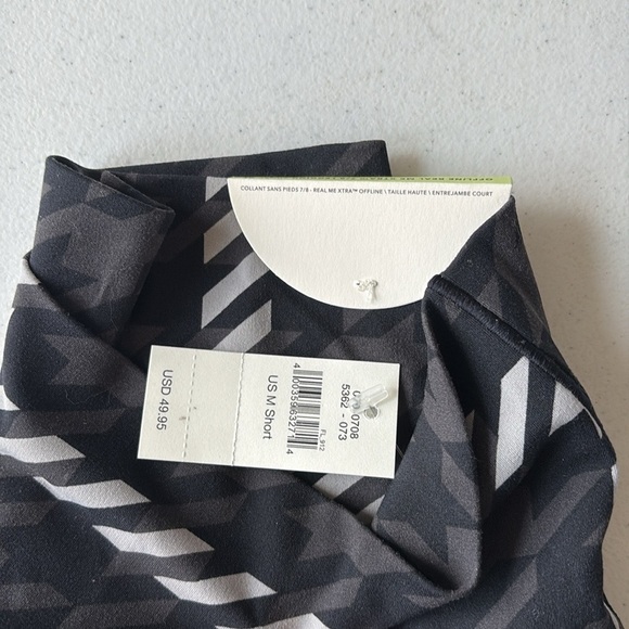 Aerie Offline Real Me Xtra 7/8 Houndstooth Leggings Medium Short NEW! - Picture 5 of 7